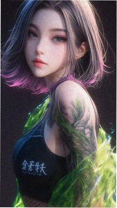 治愈动画猫町夜行竖版海报