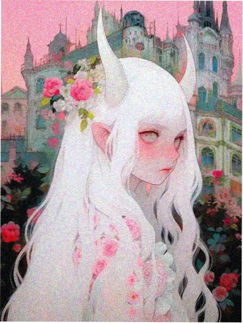 奇幻动画萤火列车竖版海报